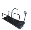 USMILEPET Large Dog Treadmill for Pet Rehabilitation Steel Oxford Cloth Construction Black Color CE ROHS FCC Certified Dog