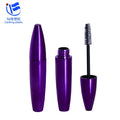Wholesale Cosmetic Luxury Purple Shiny Plastic Olive Shape Hot Sale Custom Packaging for Mascara Tube Containers 6ml Custom