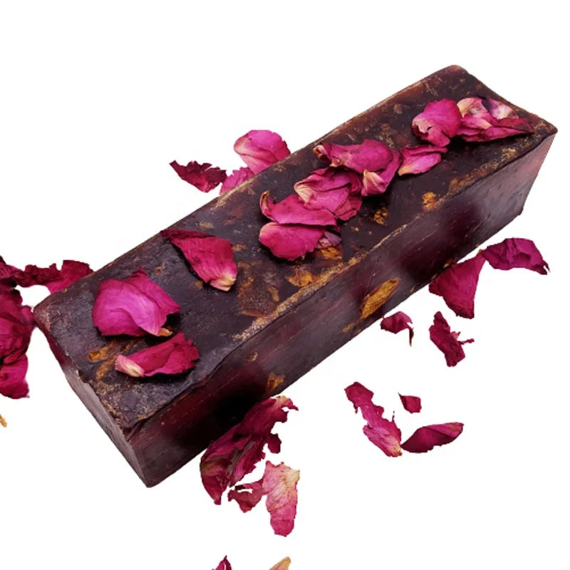 2025 Wholesale Handmade 1.3KG Essential Oil Organic Body Yoni Soap Flowers Natural Rose Soap Bars  Bath Soap Roses