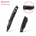 Promotion Gift Camping Knife 7cr17mov Steel Aluminum Handle Folding Lock Custom logo Survival Edc Tiny Pocket Knife