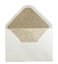 Gold Glitter Liner Package Envelope With Inner Lining Printing