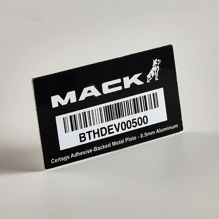 Custom Logo Aluminum Nameplates Laser Engraved Metal Label Nameplates for Your Branding