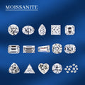 Starsgem 1 Carat Mossnaite D White  VVS Stone Mosan Diamante Gra Certified Diamond 1ct Loose Moissanite