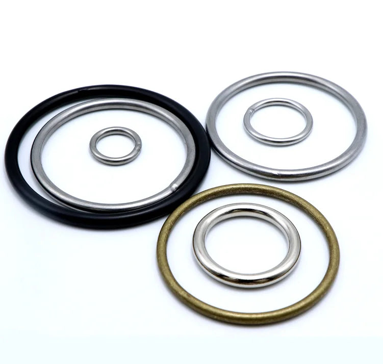 Black Bronze Silver Luggage Hook Handbag Hardware Bag O Ring Belt Buckle  Iron Wall Frame Hook Snap Hook Frame Accessories