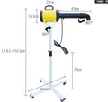 USMILEPET Pet Hair Dryer With Stand 2In1 Blaster Pipe for Pet Grooming Salon Strong Power Pet Grooming Dryer