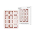 CHEFMADE WK9149 12-Cavity Non-Stick Square Muffin Pan Blondie Bakeware Brownie Cake Pan for Oven Baking