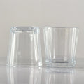 New Trendy Clear Round Shape Glass Candle Jar for Home Decor