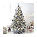 AM-FDAE16 Ammy Christmas Home Decoration Christmas Tree White Nordic Christmas Snow Flocking Snow Tree Ornament Gift