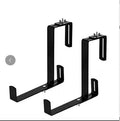 Metal Trough Pot Hanging Hooks Rail Balcony Exterior Deck Fences Window Sills Adjustable Planter Box Brackets