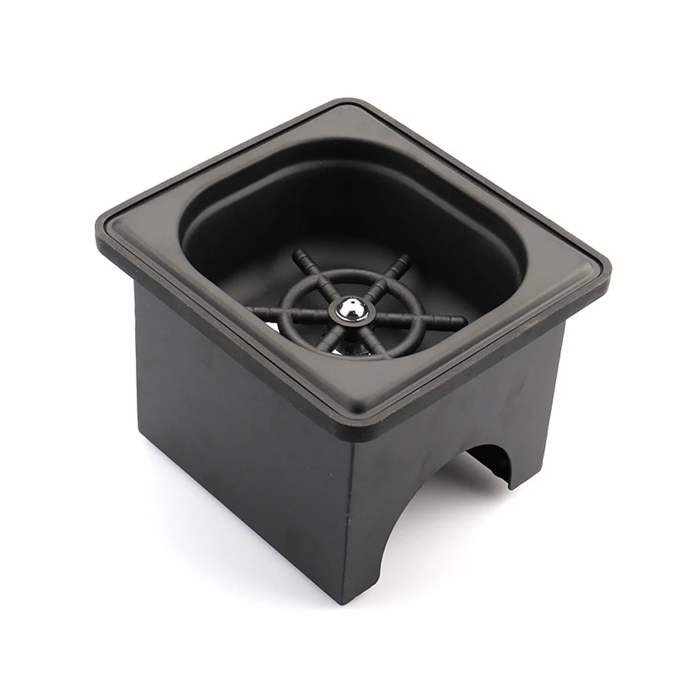 Good Quality Glass Bottle Washer Stainless Steel Pitcher Rinser Kitchen Sink With Cup Washer Black Glass Rinser