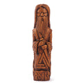 Viking Display Resin Crafts Wooden Color Resin Odin Statue Crafts
