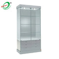 Smoke Shop Wholesale Custom Showcases for Glasses Stylish Stand Glasses Cabinet Display Vitrine