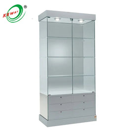 Smoke Shop Wholesale Custom Showcases for Glasses Stylish Stand Glasses Cabinet Display Vitrine