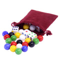 Wholesale Colourful Game Board Chess Replacement Dice Set 15mm Glass Marbles
