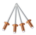3/16" Copper/steel  Open End Dome Head Blind POP Rivets