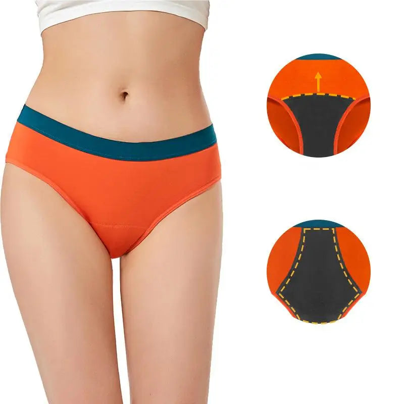 Cotton Physiological Underwear Before and After Menstruation Leak-proof Girls Menstrual Underwear