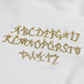 CZ9015 Popular Hot Sale Chic 18k Gold Plated CZ Pave Script Cursive Alphabet Initial Letter Charms Pendants