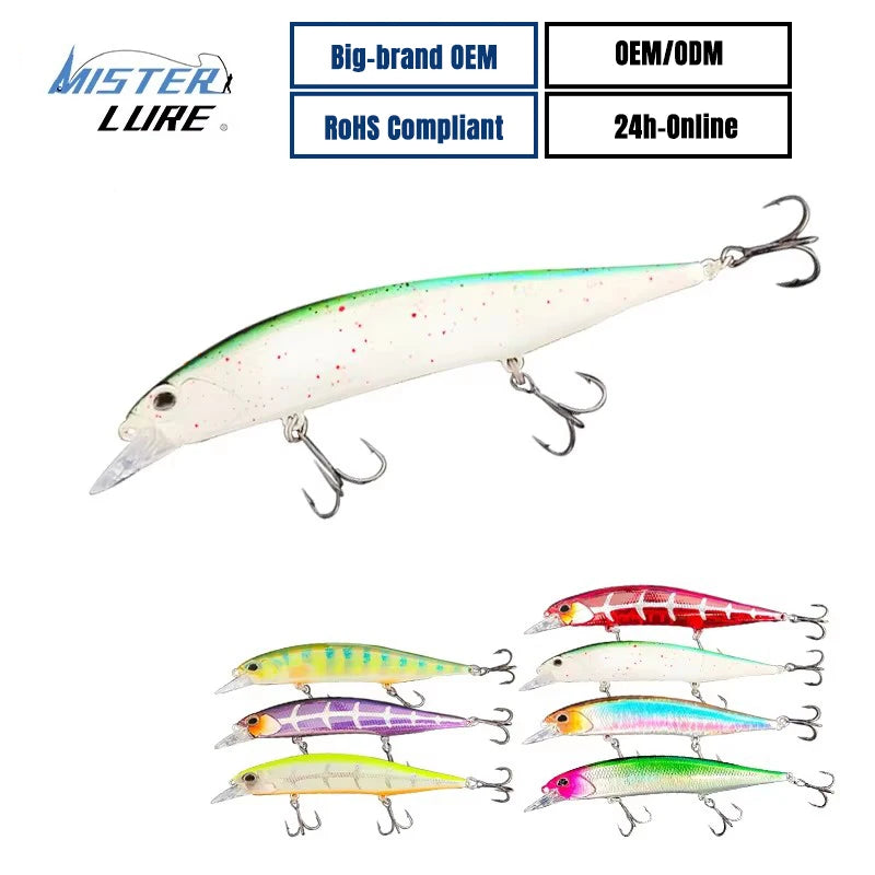 MISTER LURE Wholesale Low Price 135mm 17.5g Fishing Lure Manufacturing Artificial Minnow Hard Bait Fishing Lure