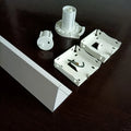 American 3 Inch Square Fascia Valance Cover Roller Blind Shades Bracket Accessories Parts Roller Shade Clutch Mechanism