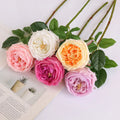 L081 Real Touch Artificial Roses Lifelike Natural Color for Wedding Home or Hotel Decor for Valentine's Day and Easter