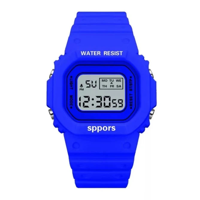Fashion Waterproof Women Children Digital Watch Digital Watches Wrist Student Sports