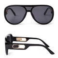 ADE WU STY0317D Trendy Pilot Sun Glasses Large Frame Aviation Fashion Shades Women Men Sunglasses UV400 Custom Wholesale UV400