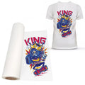 Hot Sale Heat Transfer Papers Pet Film Roll Printable Heat Transfer Design Ironing Stickers for T-shirt