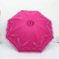 Wedding Lady Fashion Umbrella 3 Layers Lace Bride Large Princess Umbrella