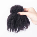 Cheap Afro Kinky Human Hair Bulk for Dreadlocks 30g 50g 100% Human Hair Braiding Hair Natural Color