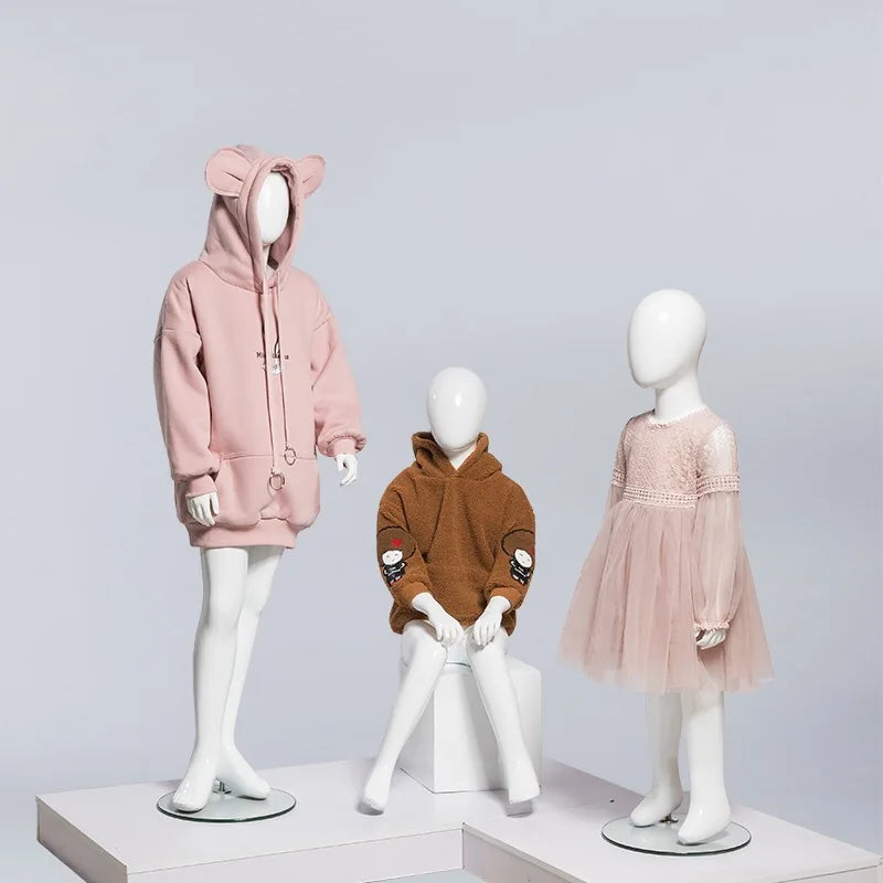 Fiberglass Full Body Kids Mannequin for Fashion