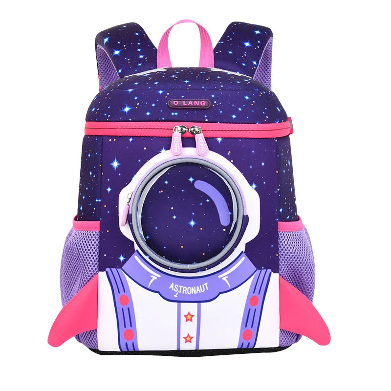 2022 New Bucket Bag Student Toddler Spine Care Shoulder Bag Waterproof School Bag
