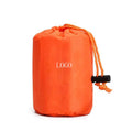 Outdoor Life Emergency Rescue Raincoat Thermal Keep Warm Waterproof First Aid Survival Gear Orange Sleeveless Hooded Cloak
