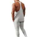 Men's Gym Fitness Quick Dry Y-Back Gym Fitness T-Shirts Bodybuilding Stringer Tank Tops