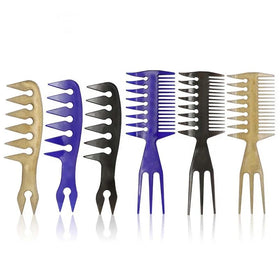 Styling Comb Beard Brush Professional Hair Comb Set for Men Barber Accessories Portable Shaping and Teasing Wet Combs Tools