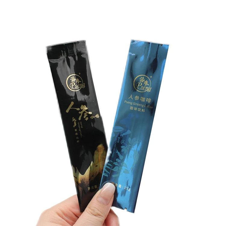 Custom Printed Food Grade Foil Sachet Packaging for Instant Coffee Milk Bar Protein Powder with Gravure Printing on the Surface
