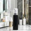 Fuyun 100ml PET Plastic Foam Soap Bottle Silver Pump & Frost Finish for Cosmetics Face Cleanser Packing Empty & Sealed