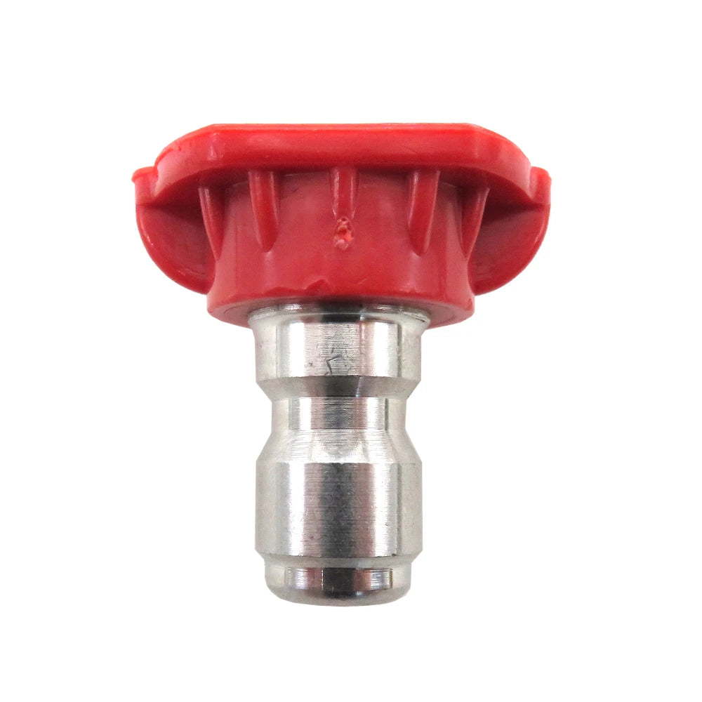 High Pressure 1/4 Inch Red Washer Parts High Performance Pressure Washer Water Spray Gun Nozzle Water Jet Nozzle