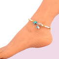 AA00524 Beautiful Anklet Ethnic Anklets Beach Anklets Crystal Seastar Starfish Foot Chain