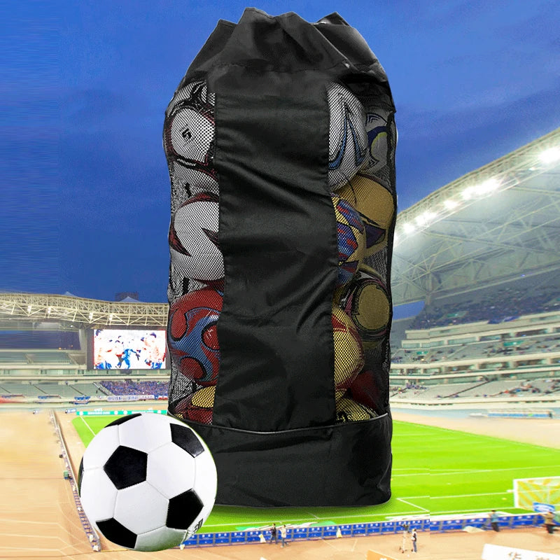 Soccer Ball Bag Net Bag Large Capacity Net Bag for Basketball Football and Volleyball