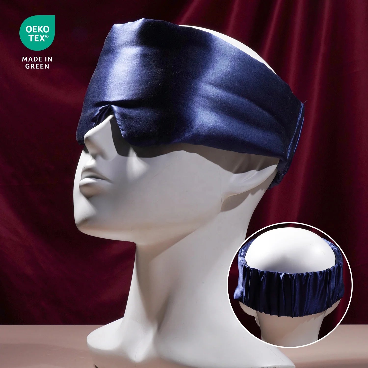 Hot Sale Soft Travel Sleeping Polyester Eyepatch Eye Sleep Mask Patch Blindfold Eyemask