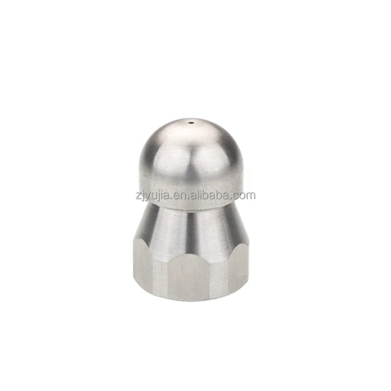 New Stainless Steel High Impact Sewer Cleaning Jetter Nozzle High Pressure Washer Nozzle for Sanitary Sewer Cleaning