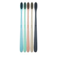 Custom logo Family Charcoal Eco Friendly Bpa Free Plastic Biodegradable Wheat Straw Toothbrush