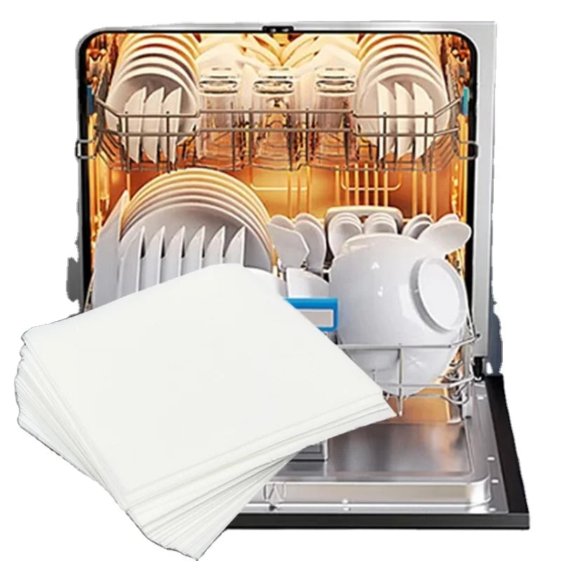 Factory Provide Best Quality Eco-Friendly Disposable Dish Washing Tablet & Dishwasher Sheets Lemon Flavor 11x14cm