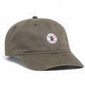 Wholesale OEM Custom 100% Cotton 6-Panel Baseball Caps Curved Brim Letter Pattern Printed Image Unisex Outdoor Sports Canvas Cap