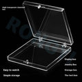 Transparent PS Acrylic for Flip Box Modern Style Large Medium Small Size Storage and Label Packaging for Jewelry