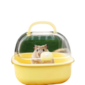 USMILEPET Best Seller Plastic Hamster Cage Panoramic Take-Out Cage Carrying Small Pet Supplies for Outdoor Use