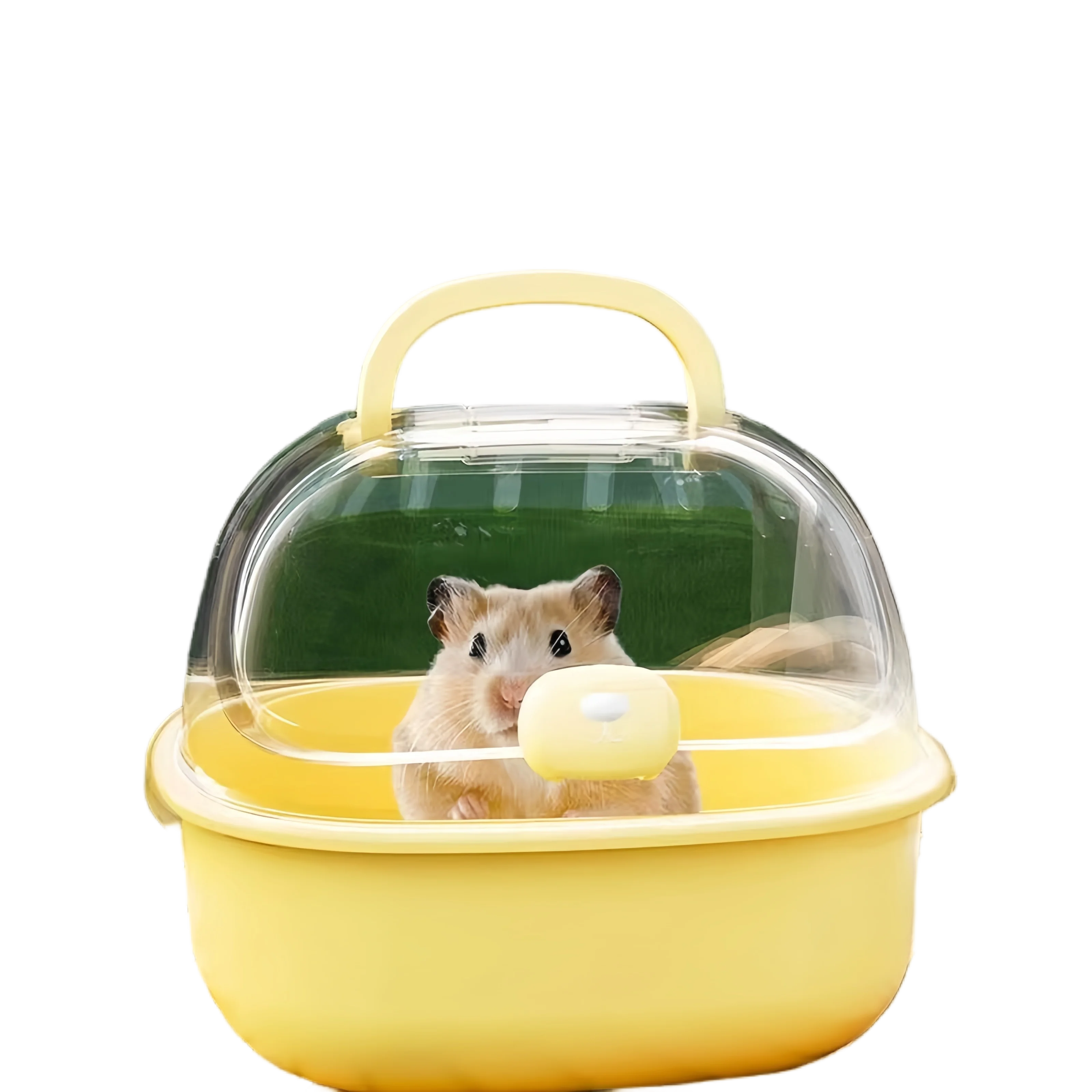 USMILEPET Best Seller Plastic Hamster Cage Panoramic Take-Out Cage Carrying Small Pet Supplies for Outdoor Use