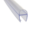 Semicircle Wall Waterproof Sliding Glass Door Seal 15mm Shower  Rubber Plastic Shower Door Seal  Sealing Strips 6mm