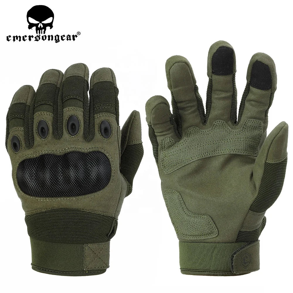 Emersongear Full Finger Hunting Gloves Outdoor Sports Cycling Tactical Gear Shooting Tactical Combat Gloves