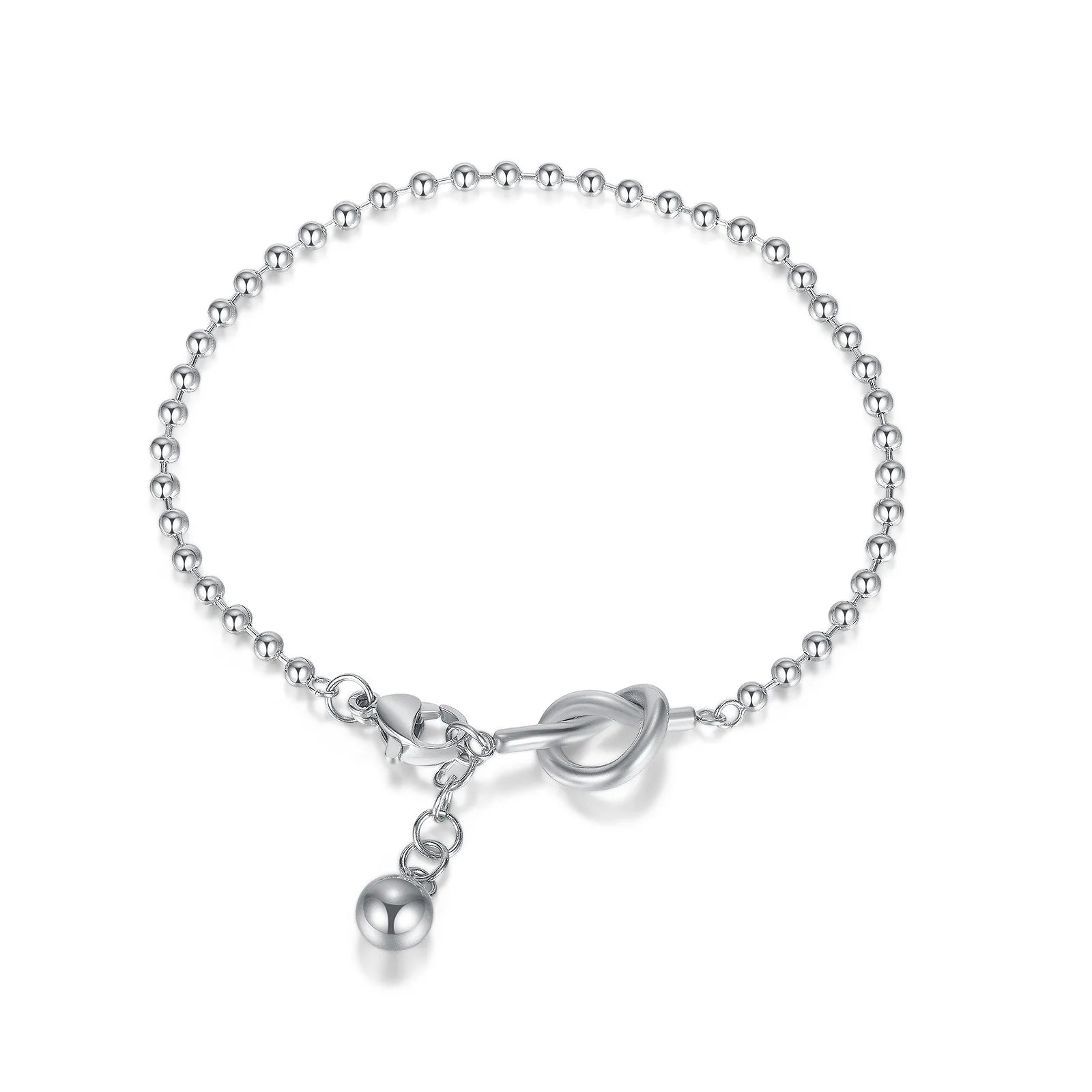 Dropshipping Newest Water Drop Charms Bracelet for Lady Real Gold/Silver Plated Ball Chain Bracelet Stainless Steel Jewelry
